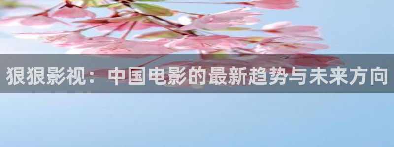 么么哒影院电视剧免费播放：狠狠影视：中国电影的最新趋势与未来方向